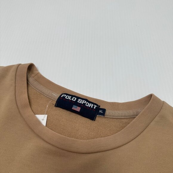 Vintage Polo Sport Beige Crewneck XL - Picture 4 of 4